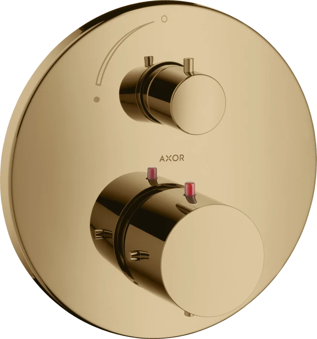 Hansgrohe Axor Starck Thermostat Unterputz mit Absperrventil polished bronze