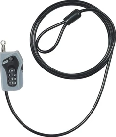 ABUS Combiloop 205/200 Kabelschloss, Zahlenkombination schwarz