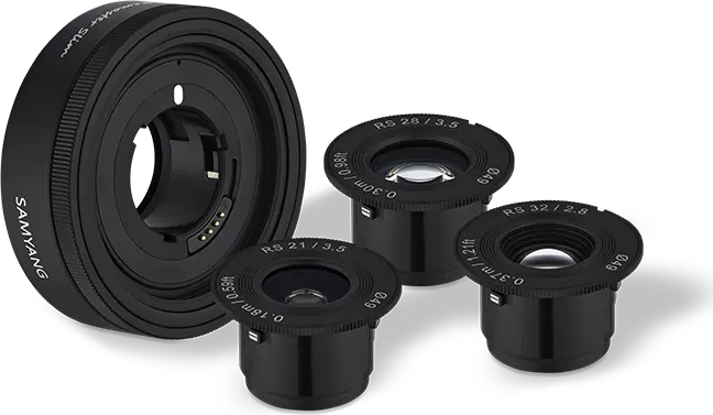 Samyang Remaster Slim Module + 21mm / 28mm / 32mm 3 Lens Set für Sony E