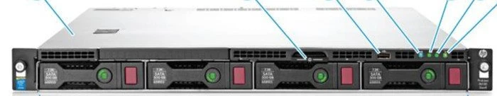 HP ProLiant DL120 Gen9, Xeon E5-2603 v3, 4GB RAM, 1HE