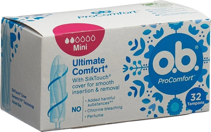 o.b. Pro Comfort Mini Tampons, 32 Stück