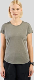 Odlo Essentials Natural Funktionsshirt kurzarm vetiver melange (Damen)