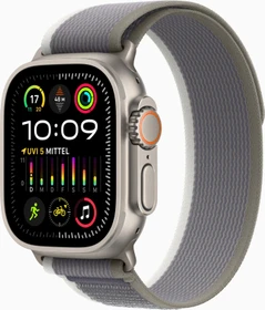 Apple Watch Ultra 2 mit Trail Loop M/L grün/grau