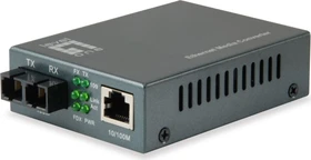LevelOne FVT-1101 Medienkonverter, 1x RJ-45, SC-Duplex SM 2km