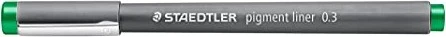 Staedtler Pigmentliner 308 0.3mm grün, 10er-Pack
