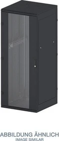 Triton RMA N 19" Standverteiler, 600x600 27HE, Sicherheitsglastür, IP20, schwarz, 600mm tief
