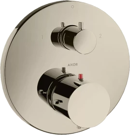 Hansgrohe Axor Starck Thermostat Unterputz mit Ab- und Umstellventil polished nickel