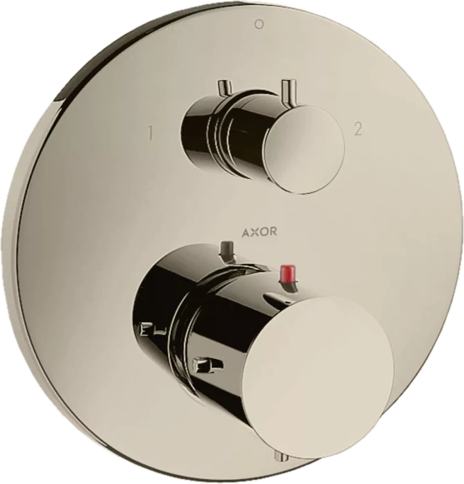 Hansgrohe Axor Starck Thermostat Unterputz mit Ab- und Umstellventil polished nickel