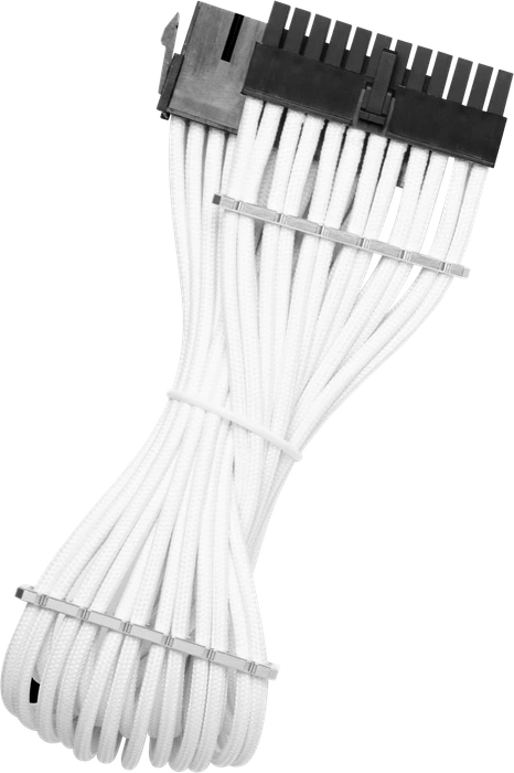 BitFenix Alchemy 3x 8-Pin PCIe Aluminum Comb Extensions Cable Kit, Verlängerungs-Kit für Netzteile, weiß