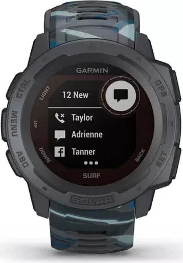 Garmin Instinct Solar Surf pipeline
