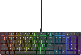 Trust Gaming GXT 866 Torix, schwarz, LEDs RGB, Huano WHITE, USB, DE