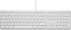 LMP Tastatur mit Zahlenblock für Mac, silber, USB, SE