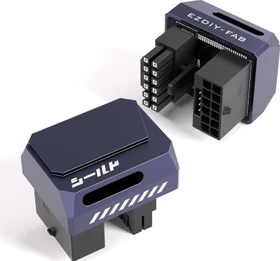 EZDIY-FAB 12V-2x6 Winkeladapter 180°, Variante STD, Sense-Pins an der Oberseite, violett