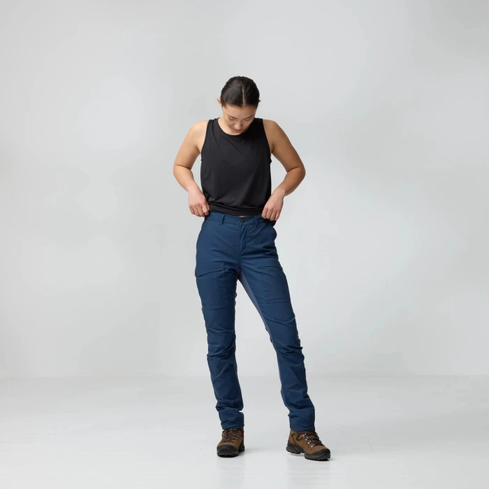 Fjällräven Abisko Hybrid Trail Hose lang navy (Damen)