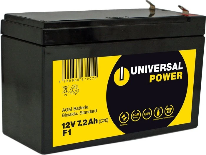 Universal Power Bleiakku UPS12-7.2 F1 12V 7.2Ah