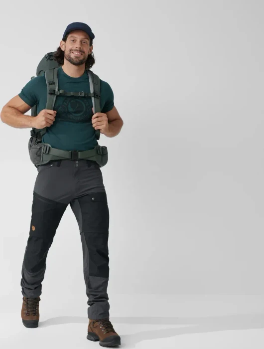 Fjällräven Abisko Midsummer Zip-Off Hose lang dark grey/black (Herren)