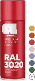 Cosmos Lac Acryllack-Spray RAL 3020 traffic red glänzend, 400ml