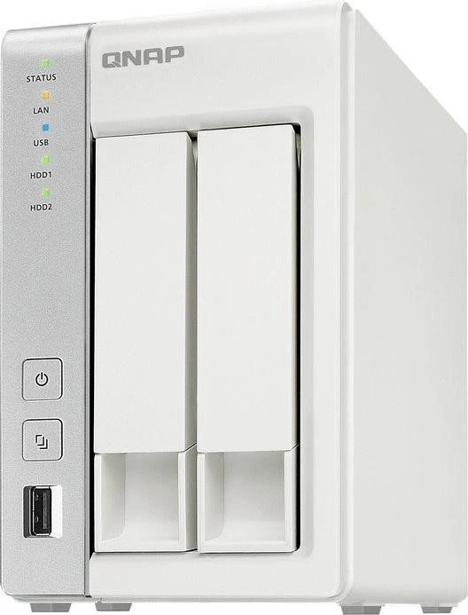 QNAP Turbo Station TS-220, 512MB RAM, 1x RJ-45 1000Base-T, 2x USB-A 3.0