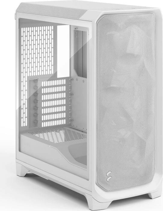Fractal Design Meshify 3 White TG Clear Tint, weiß, Glasfenster