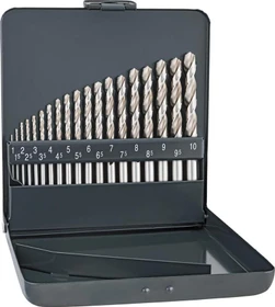 Alpen PRO KM 19 Metallbohrer-Sortiment inkl. Werkzeugbox, 19-tlg.