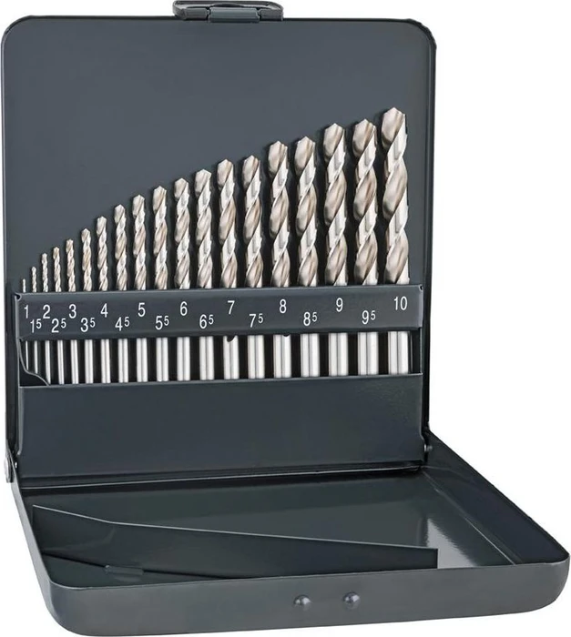 Alpen PRO KM 19 Metallbohrer-Sortiment inkl. Werkzeugbox, 19-tlg.