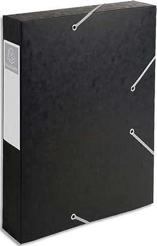Exacompta Cartobox Archivbox 60mm, A4, schwarz