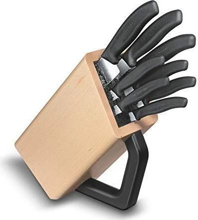 Victorinox SwissClassic Messerblock-Set natur, 8-tlg.