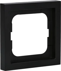 Busch-Jaeger Future linear Abdeckrahmen 1-fach Rahmen, schwarz matt