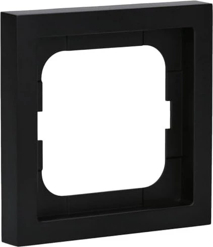 Busch-Jaeger Future linear Abdeckrahmen 1-fach Rahmen, schwarz matt