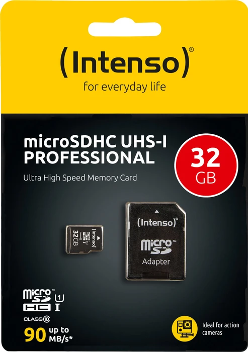 Intenso Professional R90 32GB Kit, UHS-I U1, Class 10