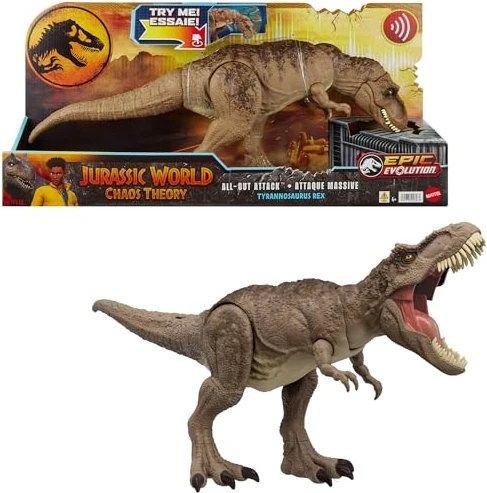 Mattel Jurassic World - All-Out Attack Tyrannosaurus Rex