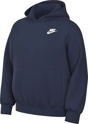 Nike Sportswear Club Fleece Hoodie midnight navy/white (Junior)