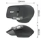 Act Wireless Multi-Connect Mouse, rechargeable, schwarz, USB/Bluetooth Vorschaubild