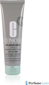 Clinique All About Clean 2-in-1 Charcoal Mask + Scrub Anti Pollution Gesichtsmaske, 100ml