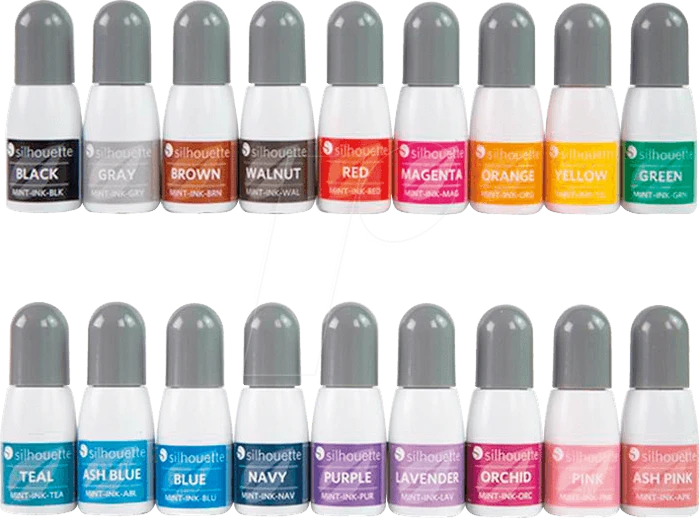 Silhouette Tinte Mint grün