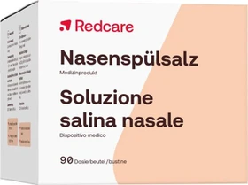 Redcare Nasenspülsalz Pulver Dosierbeutel, 90 Stück