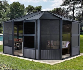 Sojag Charleston Pavillon 12x12 anthrazit
