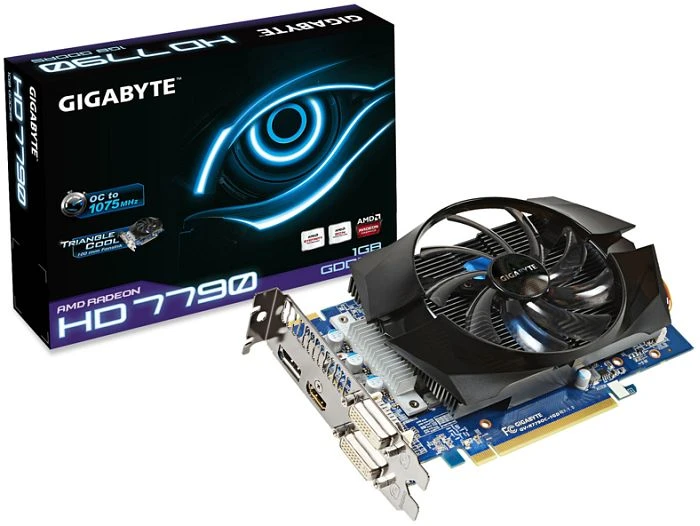 GIGABYTE Radeon HD 7790 OC, 1GB GDDR5, 2x DVI, HDMI, DP