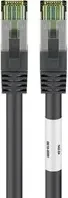goobay Patchkabel, Cat8.1, S/FTP, RJ-45/RJ-45, 0.25m, schwarz