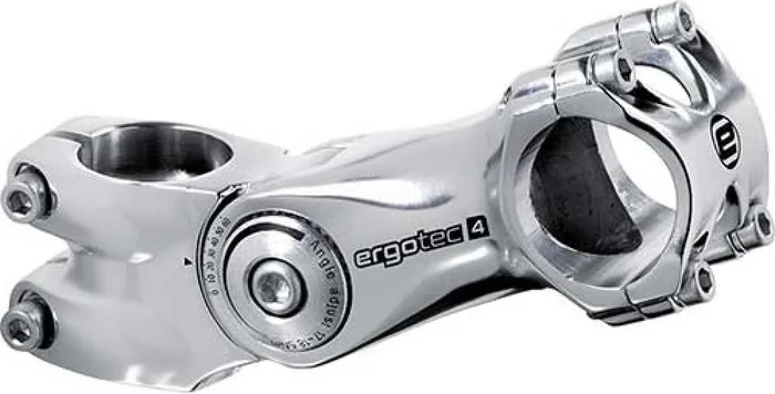 Ergotec Octopus 2 Ahead 31.8mm/28.6mm 0° - +60° Vorbau 105mm silber