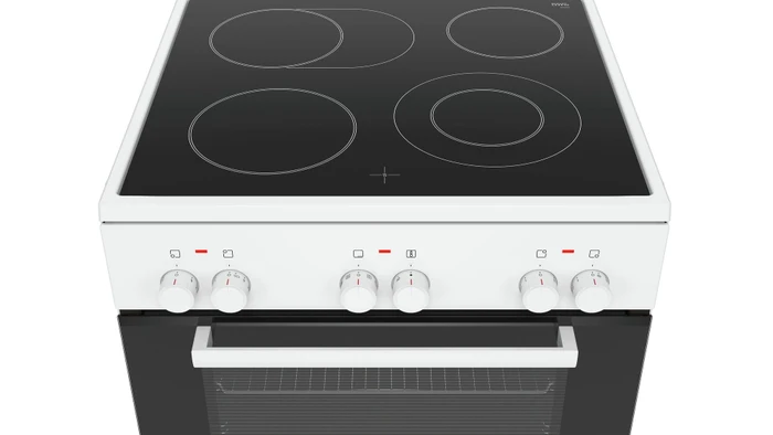 Bosch Serie 2 HKA090220 Elektroherd mit Glaskeramik-Kochfeld