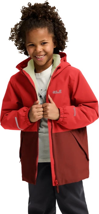 Jack Wolfskin Snow Days Funktionsjacke siren red (Junior)
