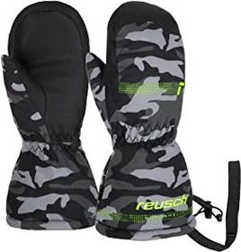 Reusch Maxi R-Tex XT Mitten Handschuhe black/grey camou (Junior)