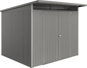 Biohort AvantGarde ECO A6 Gerätehaus mit Doppeltür quarzgrau-metallic