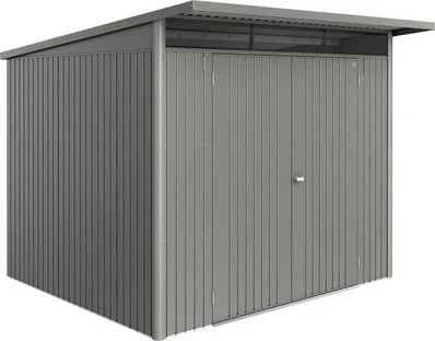 Biohort AvantGarde ECO A6 Gerätehaus mit Doppeltür quarzgrau-metallic