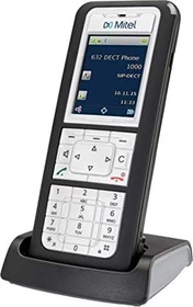 Mitel 632d mit Ladeschale schwarz/silber
