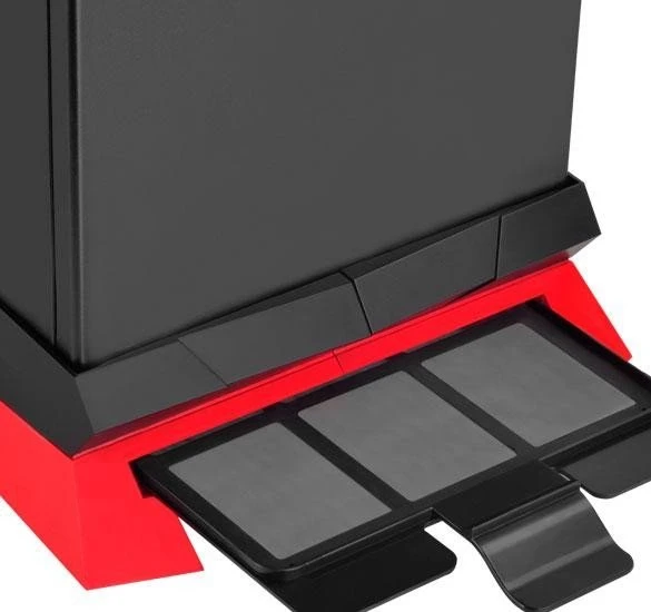 SilverStone Raven X RVX01 rot, Acrylfenster