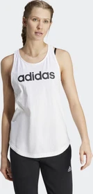 adidas Loungewear Essentials Loose Logo Funktionsshirt ärmellos weiß/schwarz (Damen)
