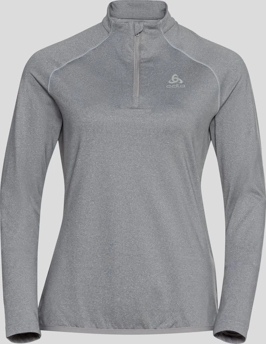 Odlo Carve Light 1/2 Zip Funktionsshirt langarm grey melange (Damen)