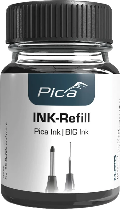 Pica-Marker Tinte Nachfüllset Tintenflasche blau, 25ml